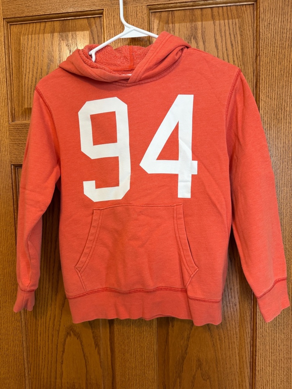 Old Navy Coral Orange Fleece Hoodie